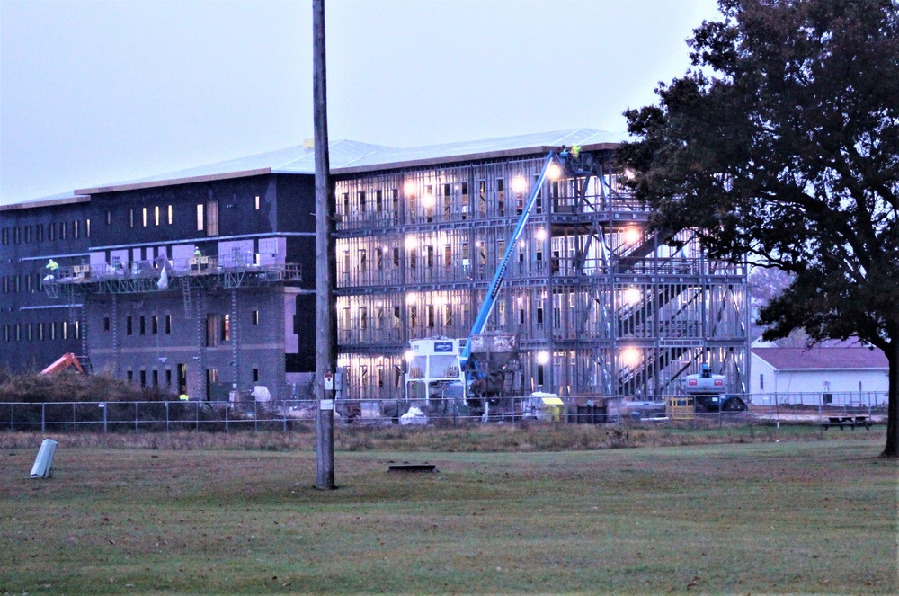 Second barracks project, funded in fiscal year 2020, continues at brisk pace at Fort McCoy