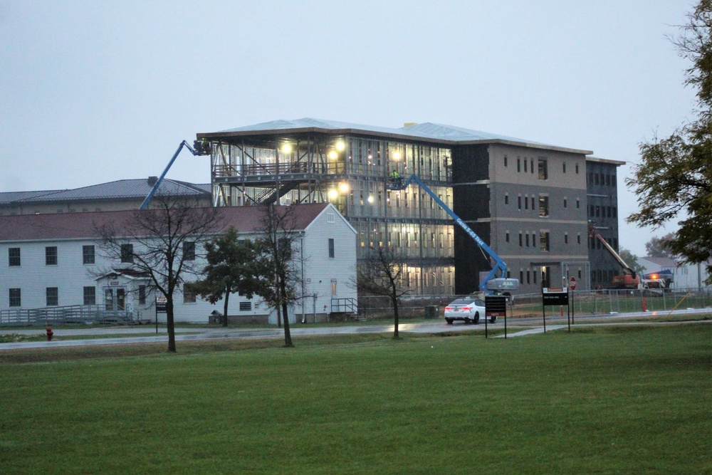 Second barracks project, funded in fiscal year 2020, continues at brisk pace at Fort McCoy