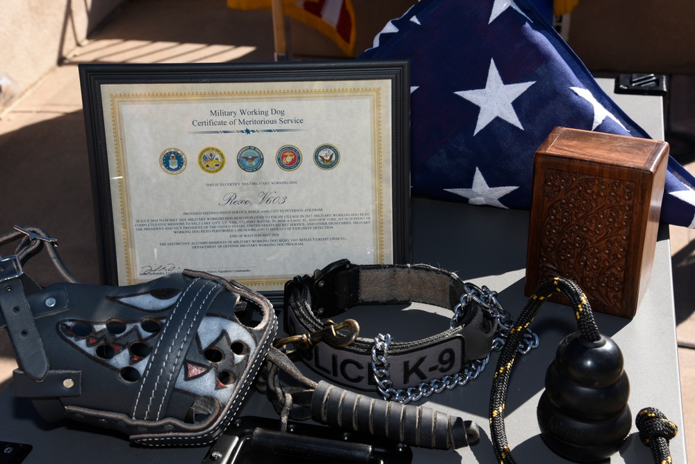 21st SFS retires seven, honors one fallen MWD