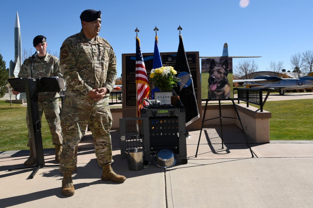 21st SFS retires seven, honors one fallen MWD