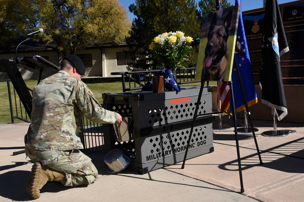 21st SFS retires seven, honors one fallen MWD