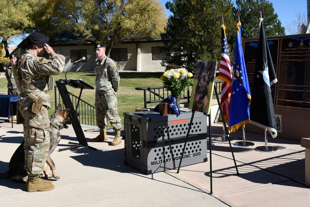 21st SFS retires seven, honors one fallen MWD