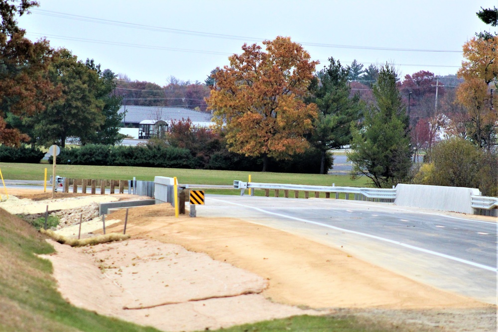 New bridge construction at Fort McCoy