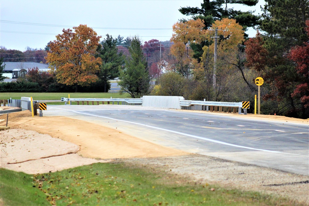 New bridge construction at Fort McCoy