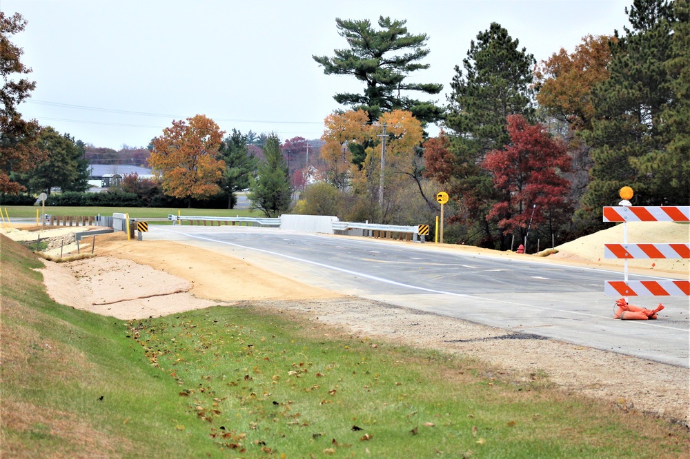 New bridge construction at Fort McCoy