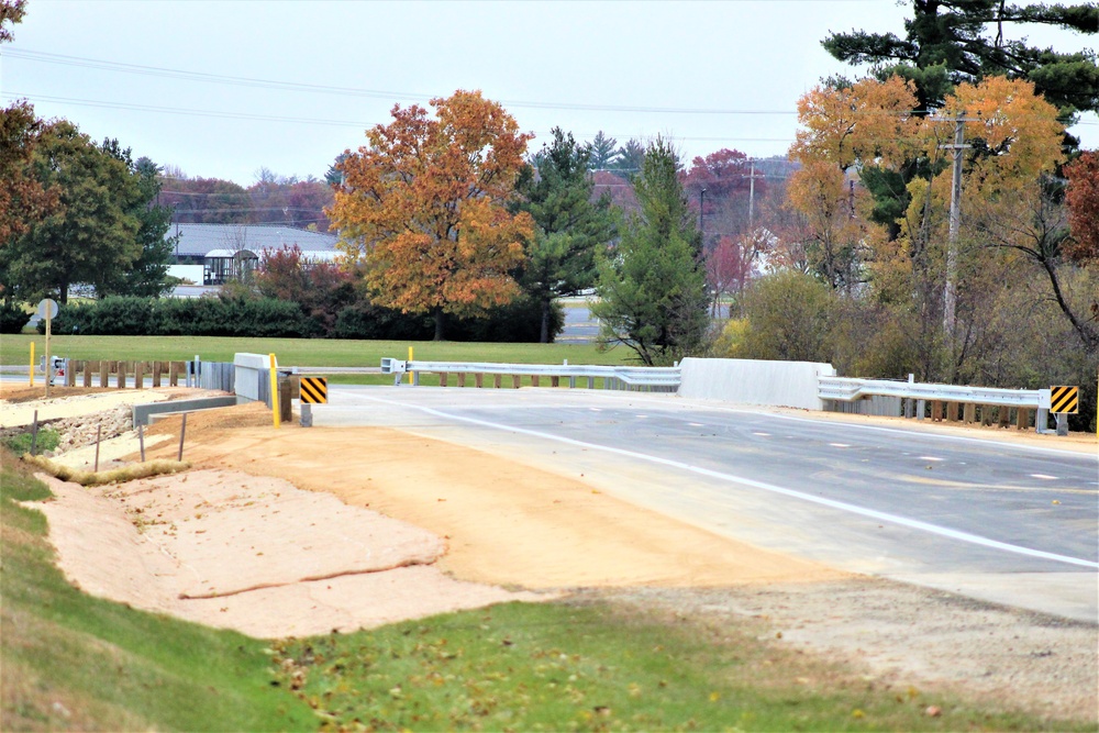 New bridge construction at Fort McCoy