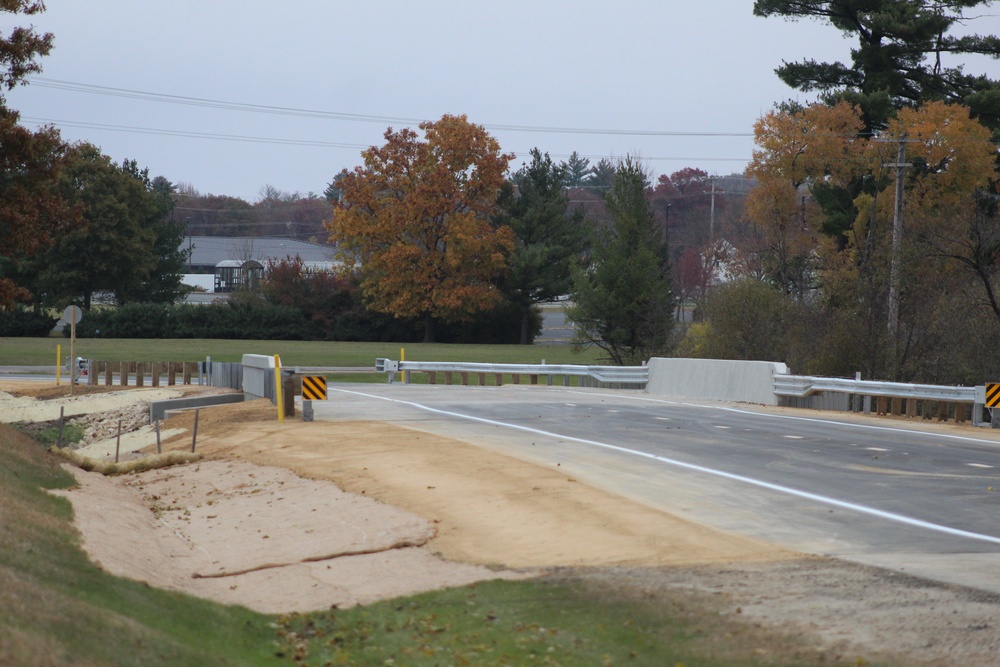 New bridge construction at Fort McCoy