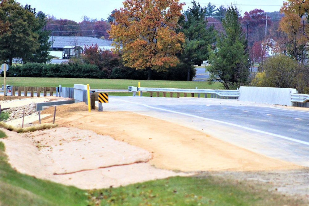 New bridge construction at Fort McCoy