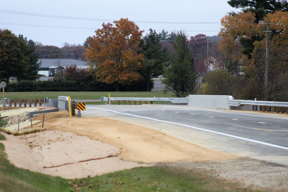 New bridge construction at Fort McCoy