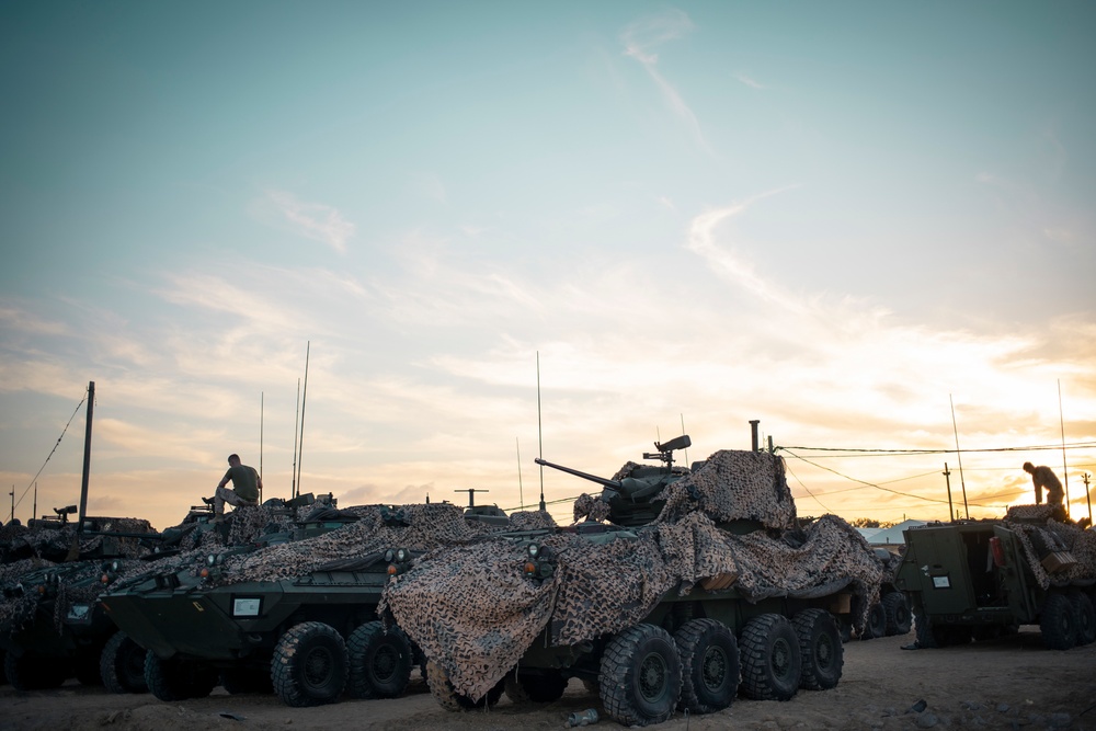 11th MEU Marines arrive at Bislah, Israel for interop training