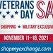 rmy &amp; Air Force Exchange Service Salutes Heroes with Veterans Day Savings