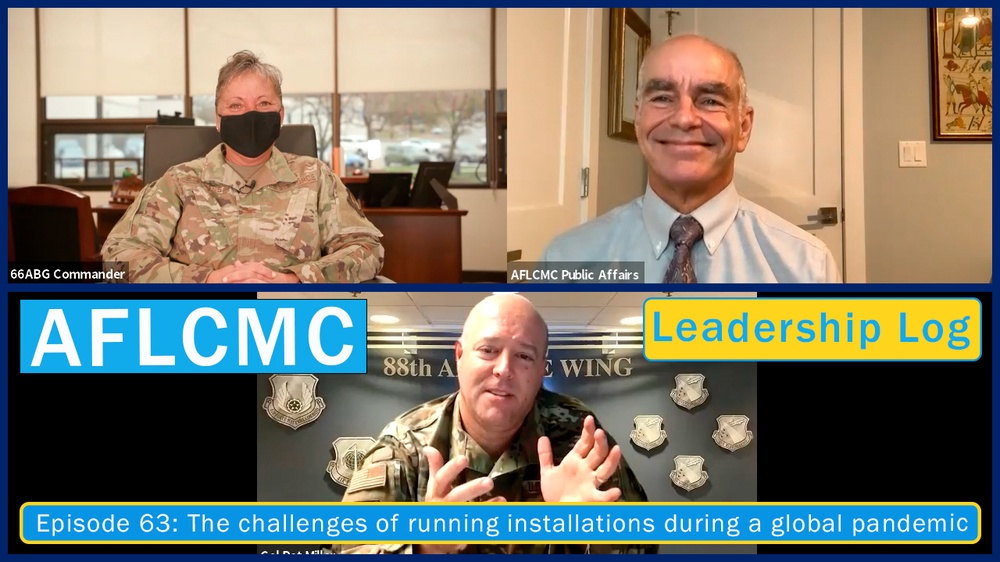 AFLCMC Leadership Log Podcast Episode 63: Installation Command during global pandemic