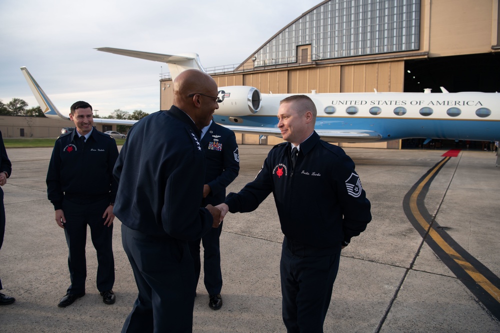 CSAF delivers aircraft dedicated to founding of Tuskegee Airmen