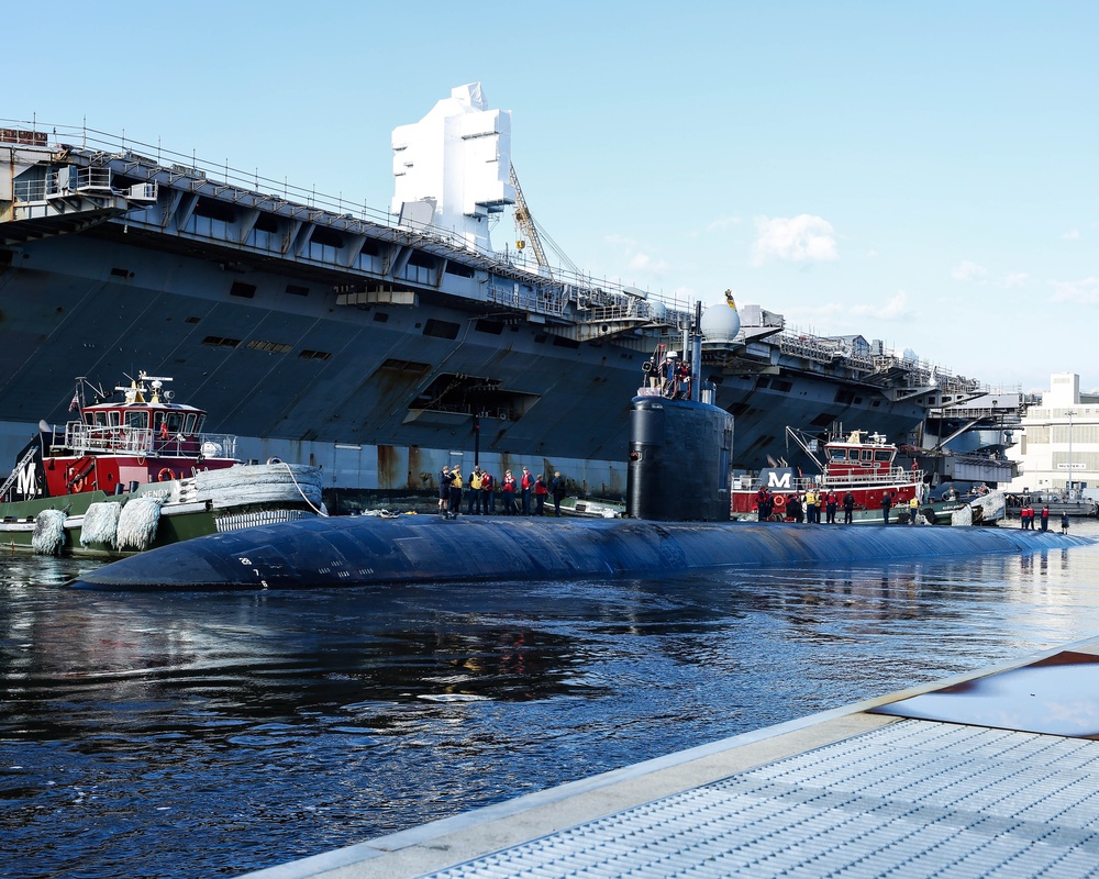 Norfolk Naval Shipyard Returns USS Pasadena to the Fleet