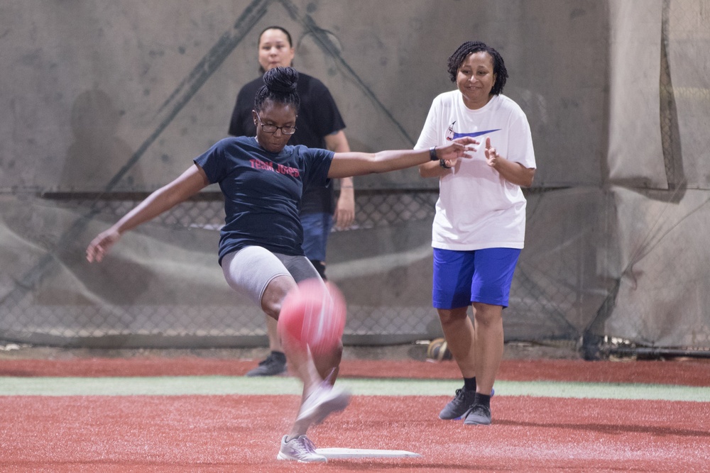 'Spears Ready' Soldiers 'kick it' to build community