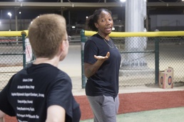 'Spears Ready' Soldiers 'kick it' to build community