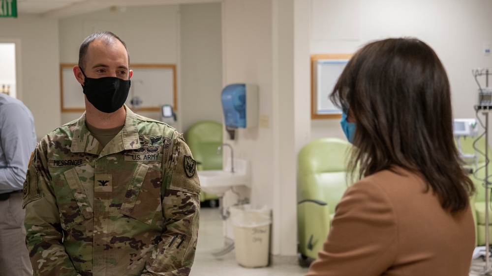 COVID: Utah Lieutenant Governor visits state’s new Utah DoH, Dept. Of Defense monoclonal antibody treatment site