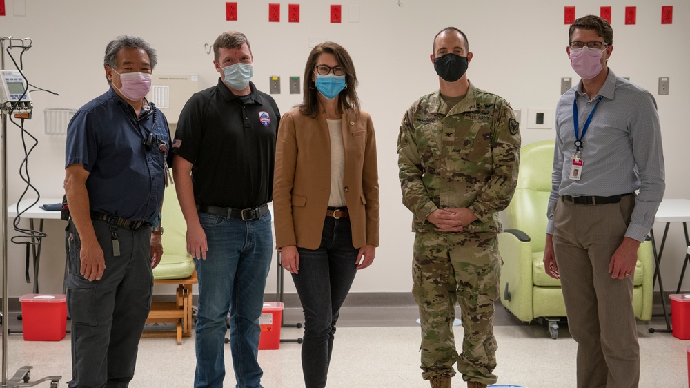 COVID: Utah Lieutenant Governor visits state’s new Utah DoH, Dept. Of Defense monoclonal antibody treatment site