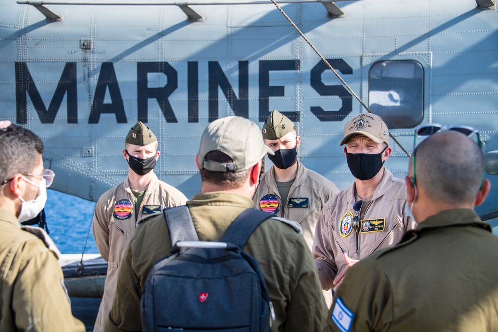 USS Portland (LPD 27) Hosts Israeli Defense Force