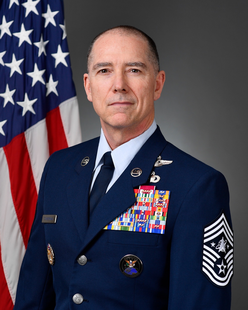 Chief Master Sgt. of the Space Force Roger A. Towberman official photo