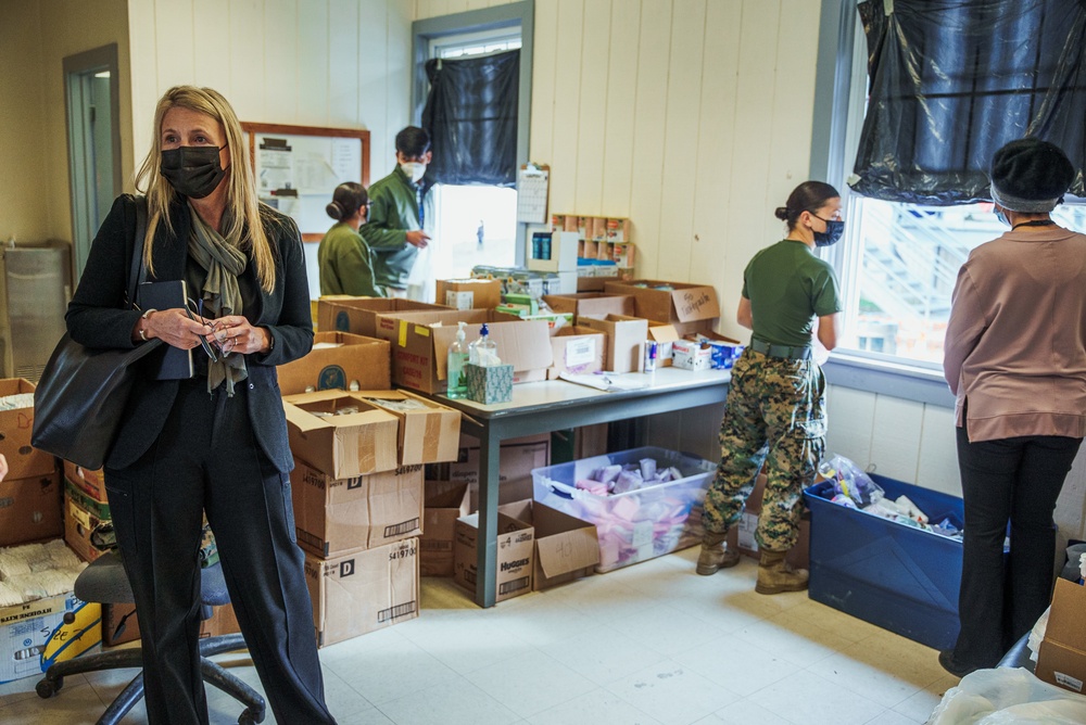 Laura Rauch visits Task Force Pickett
