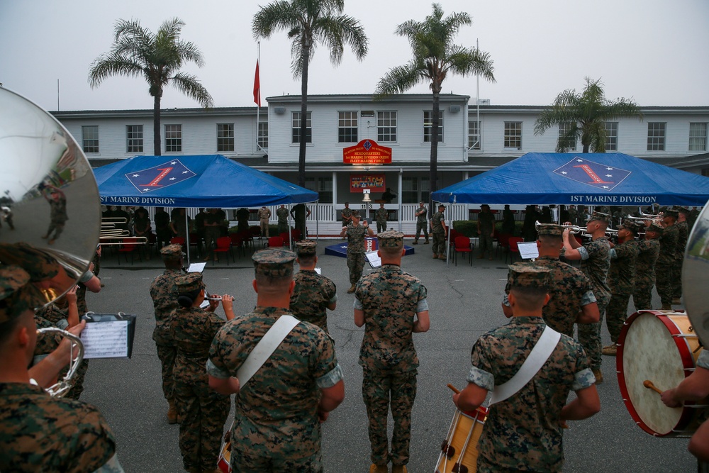 1st Marine Division Colors Rededication