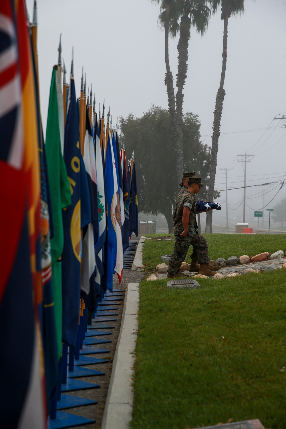 1st Marine Division Colors Rededication