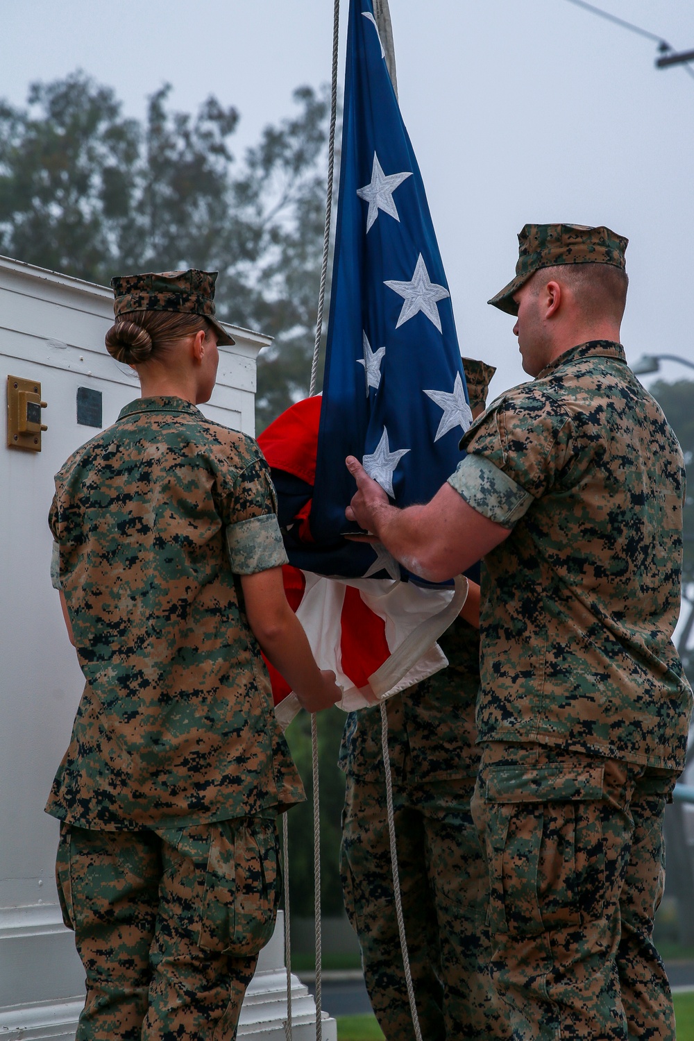 1st Marine Division Colors Rededication