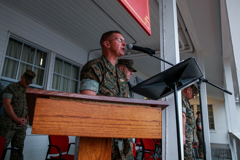 1st Marine Division Colors Rededication