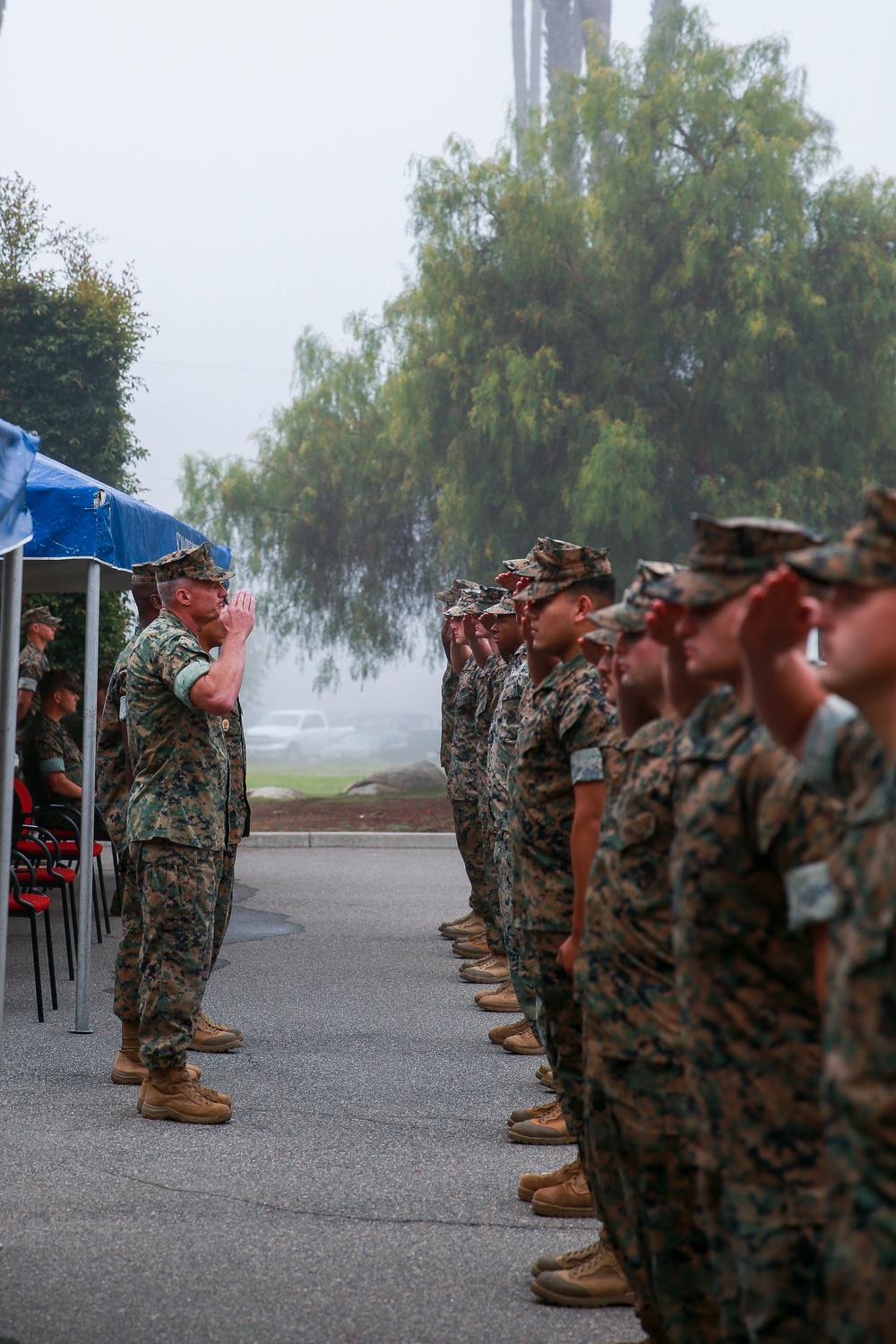 1st Marine Division Colors Rededication