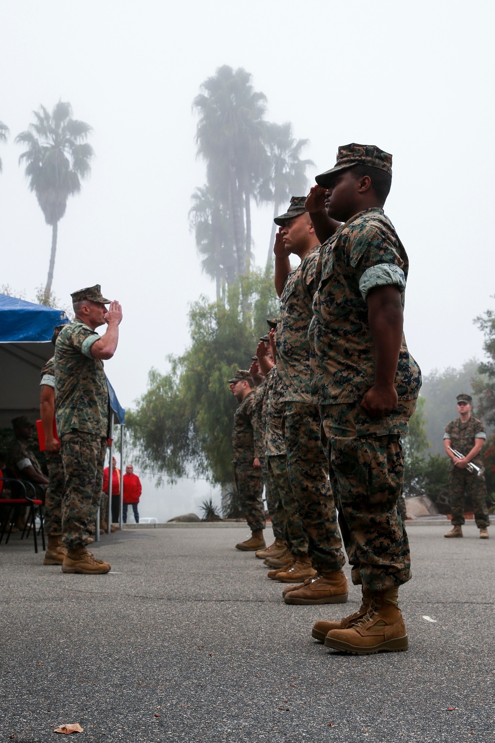 1st Marine Division Colors Rededication