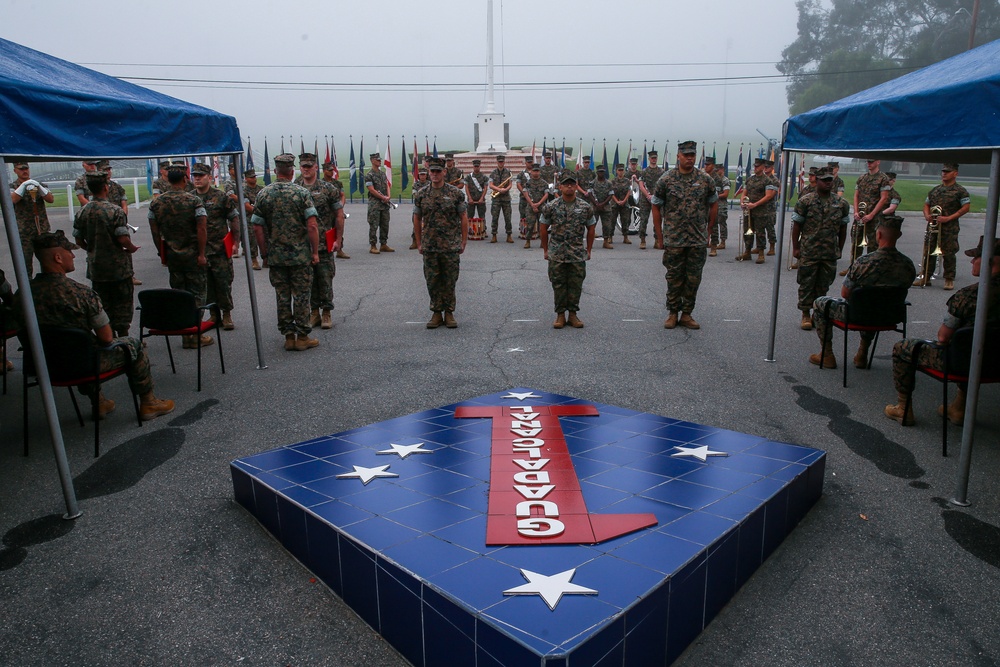 1st Marine Division Colors Rededication