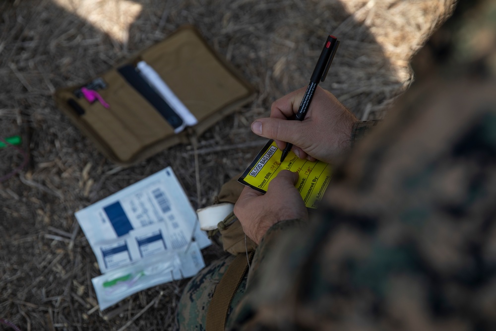 1st CEB conducts prolonged casualty care during a field exercise