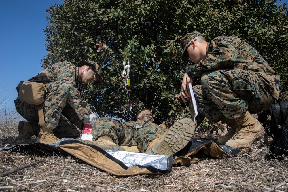 1st CEB conducts prolonged casualty care during a field exercise