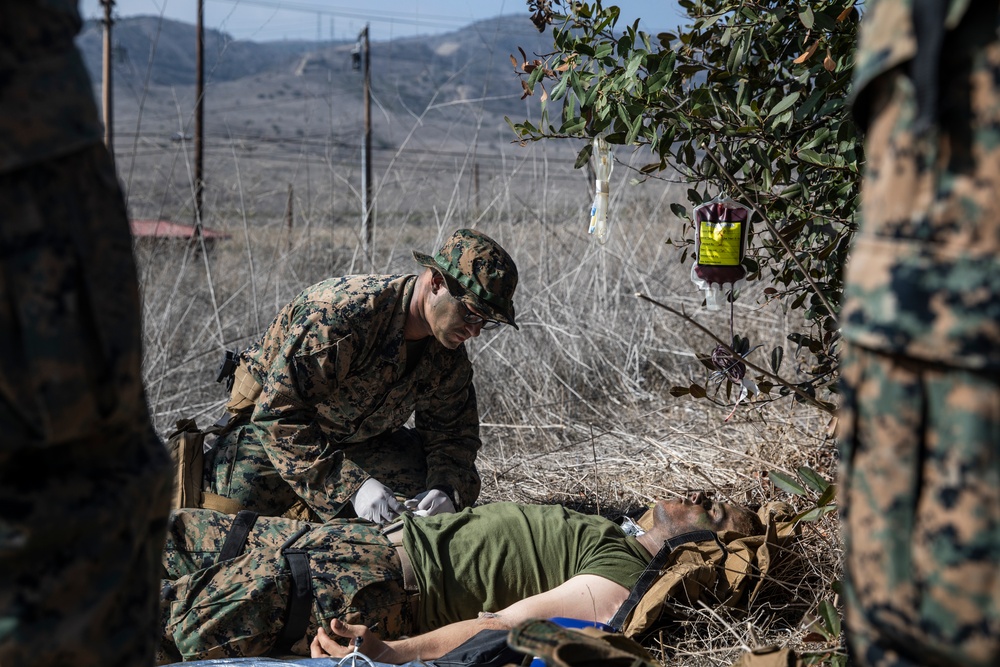 1st CEB conducts prolonged casualty care during a field exercise