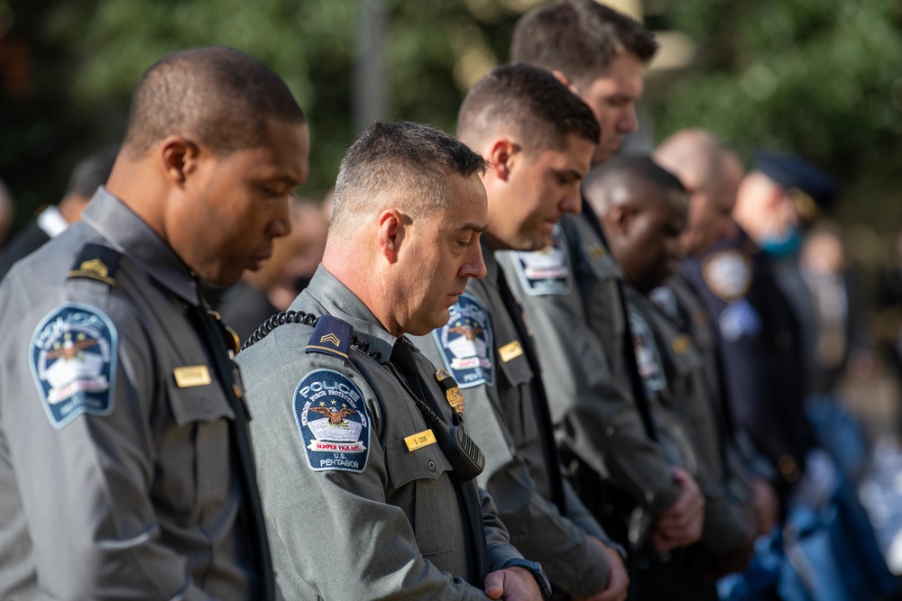 Secretary Austin Honors Fallen Pentagon Police Officer Cpl. Gonzalez