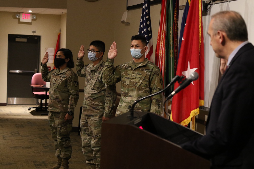 Three Task Force McCoy Soldiers Become U.S. Citizens