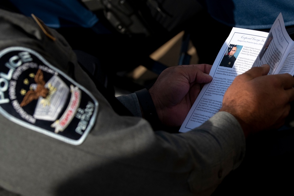 Pentagon Honors Fallen Pentagon Police Officer Cpl. George Gonzalez