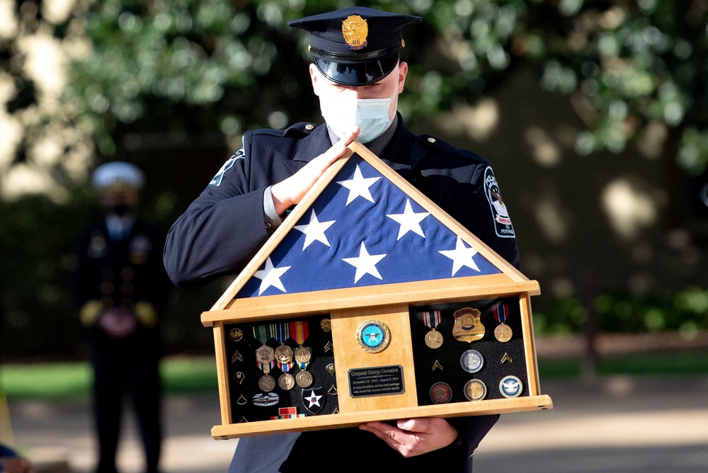 Pentagon Honors Fallen Pentagon Police Officer Cpl. George Gonzalez