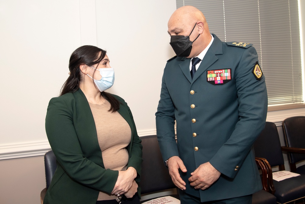 Defense Official Mara Karlin Hosts Chief of the Lebanese Armed Forces