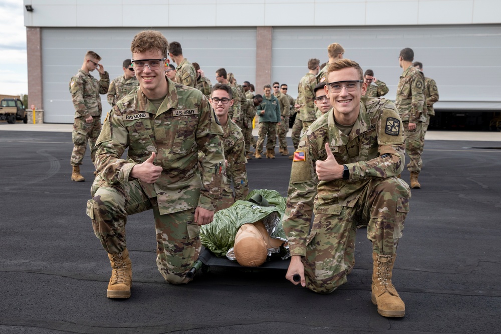 University of Delaware ROTC MEDEVAC Training