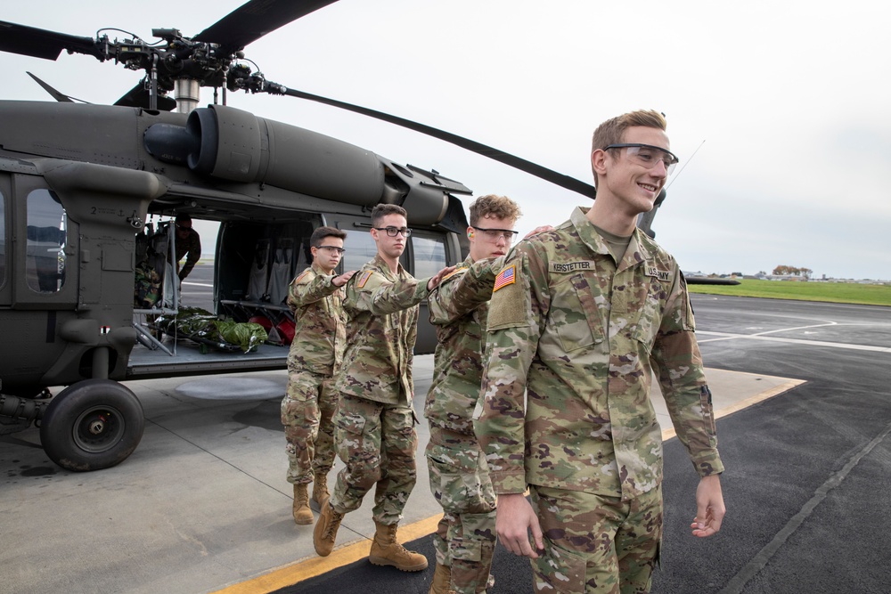 University of Delaware ROTC MEDEVAC Training