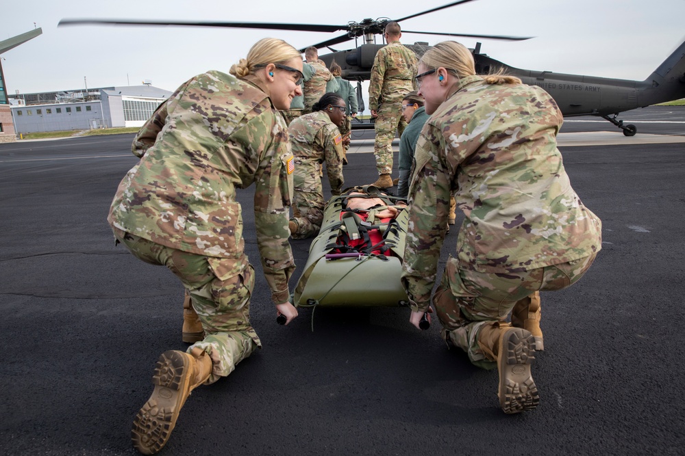 University of Delaware ROTC MEDEVAC Training