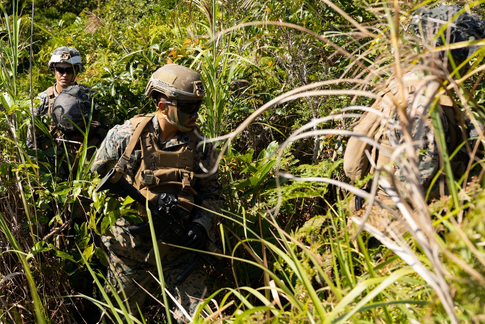 U.S. Marines conduct live-fire attacks during Contested Island Exercise