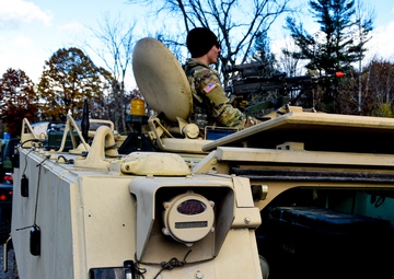 444th MAC Soldier Pulls Security at Mountain Peak