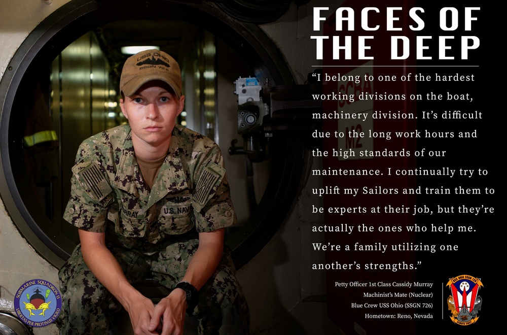 Faces of the Deep: MMN1 Cassidy Murray