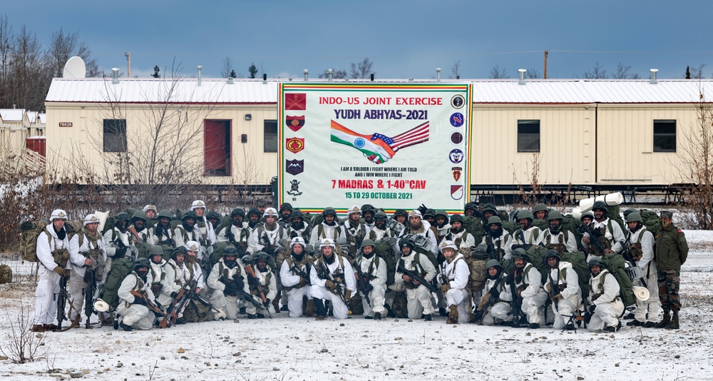 Indian and U.S. Army troops conduct joint FTX during Yudh Abhyas 21