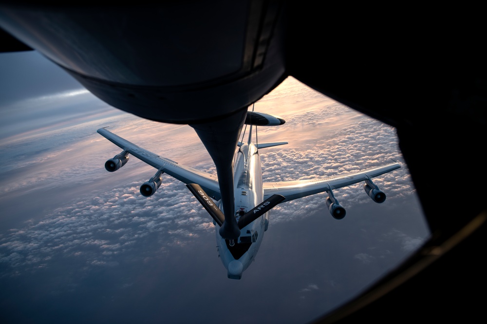 909th ARS keeps AWACS airborne