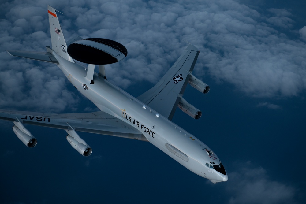 909th ARS keeps AWACS airborne