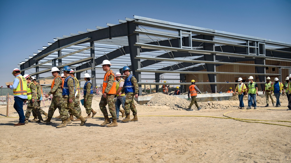 USACE commander oversees construction